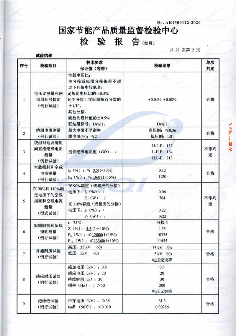 高低压试验报告-S11-1250丘北丘北丘北油浸式变压器-2.jpg